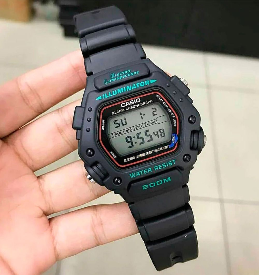 montre casio homme digital dw290-1v - vue 3