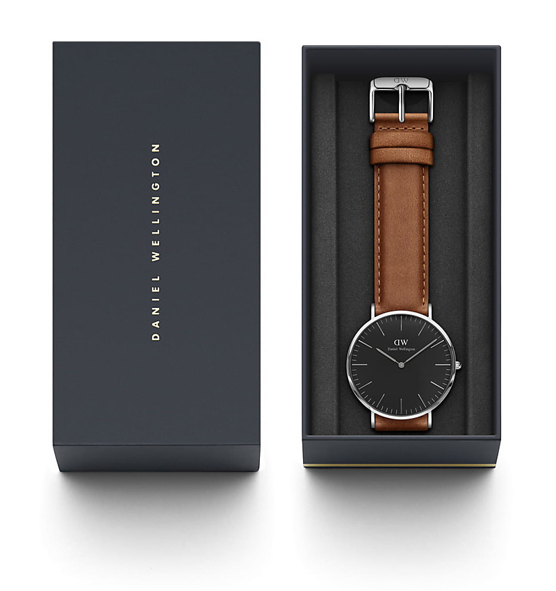 montre homme daniel wellington classic black durham 40 - vue 3